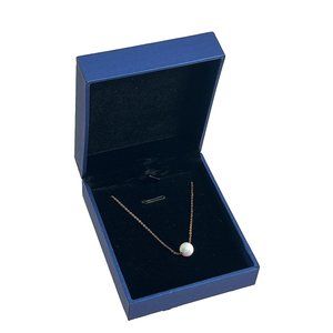 Ellena Rose Sterling Silver Rose Gold Tone Chain Opal Necklace 925 New in Box